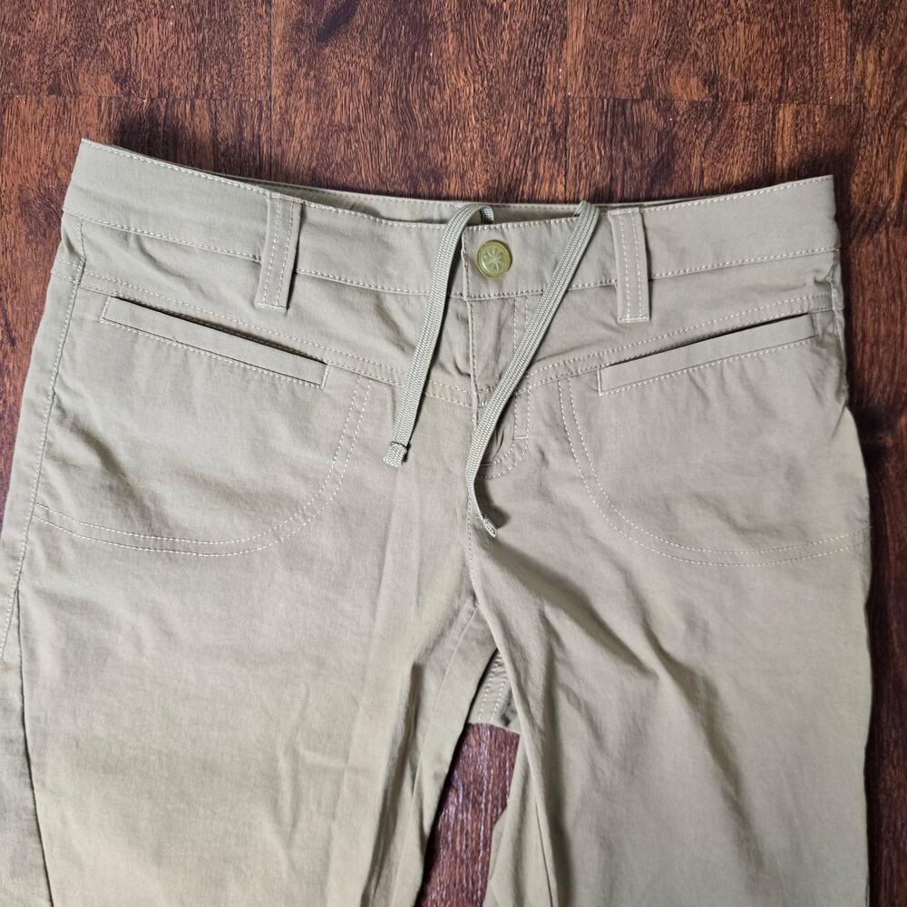 Athleta Khaki Dipper Utility Cargo Carpenter Pants - Size 4 - Style # 683761 - Picture 4 of 11